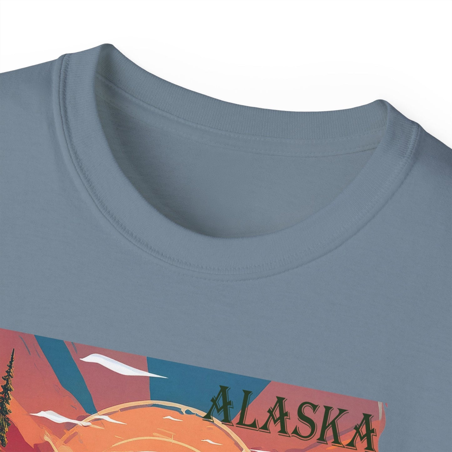 Alaska Graphic Unisex Cotton T‑Shirt 4