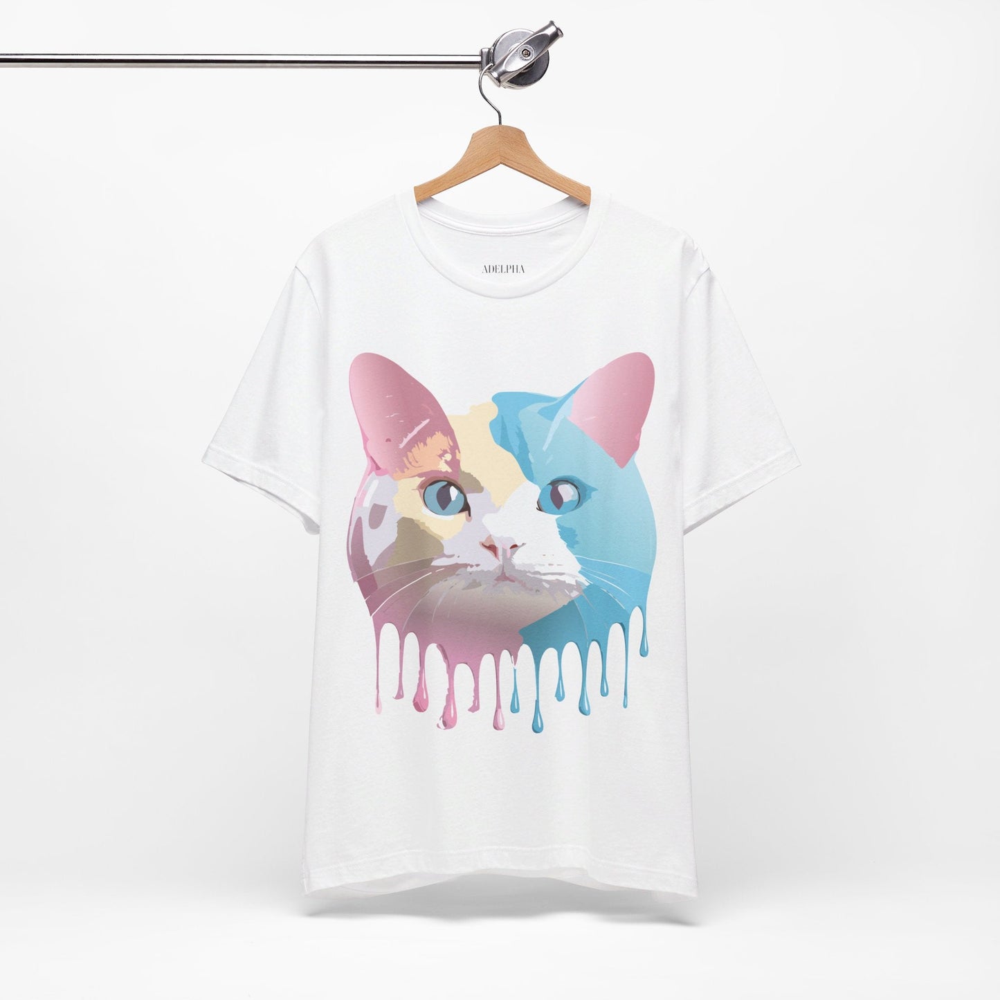 Cat Graphic Tee Unisex Jersey Short Sleeve By Adelpha Art Design