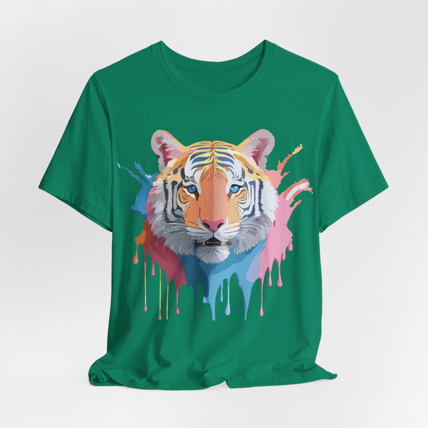 Tiger Graphic Tee By Adelpha Unisex Short Sleeve Vintage Inspired Art Shirt Premium Quality