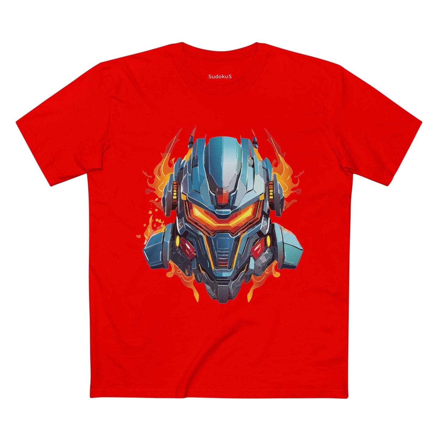 Cyborg Robot Graphic Unisex 100 Cotton Staple Tee 18