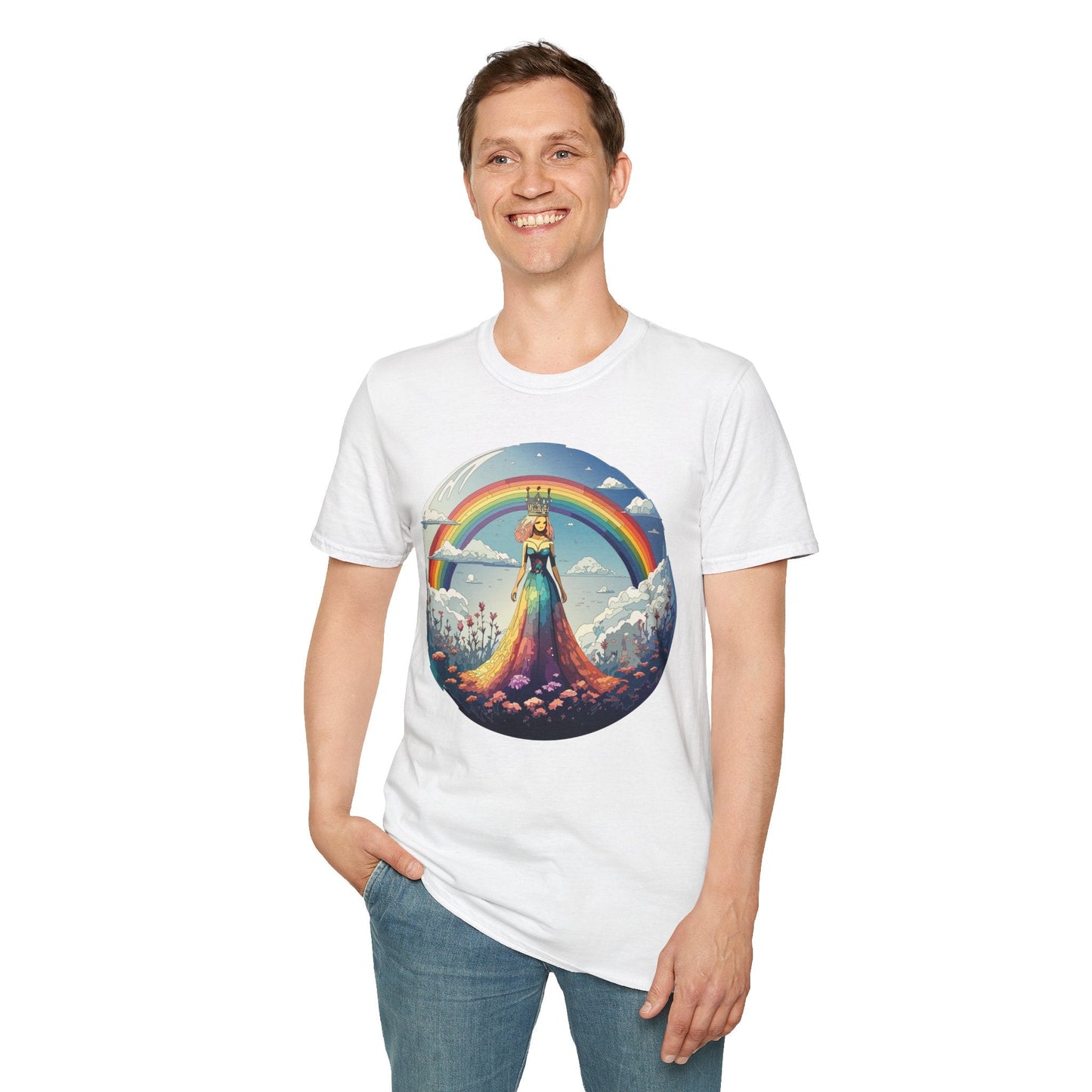 Womens Graphic T Shirt Art Design Tee Softstyle 64000 100 Percent Cotton Comfort