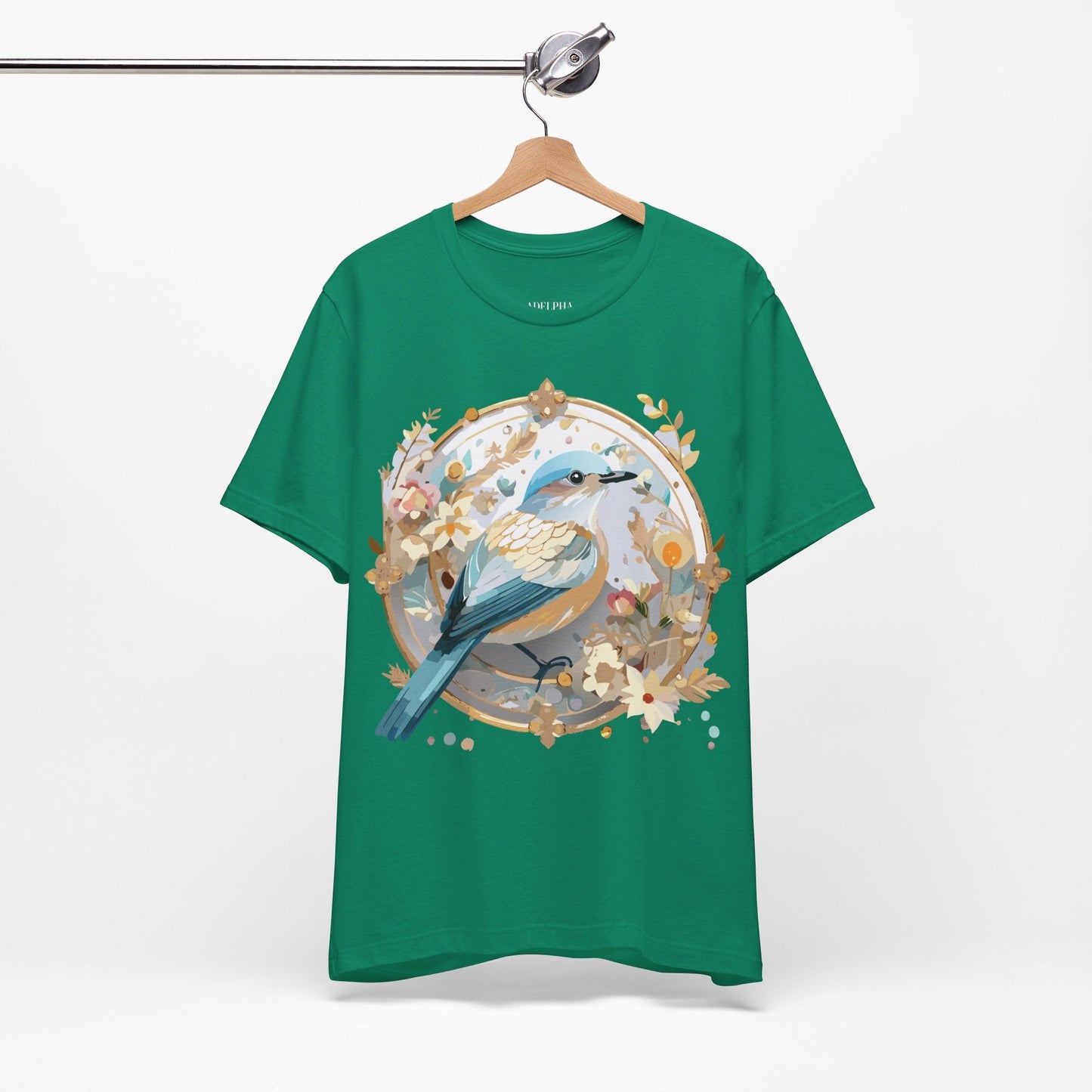 Adelpha Medallion Graphic Tee Unisex Jersey Short Sleeve Vintage Art Design Shirt