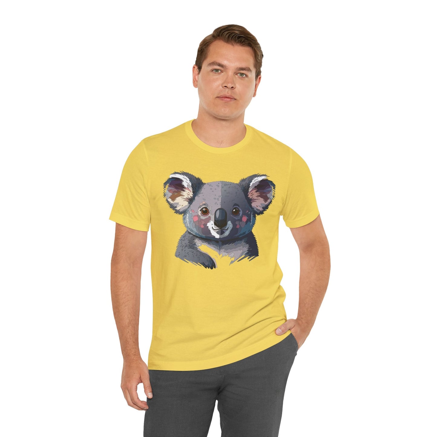 Unisex Animal Shirt With Animal Art Design Tee Wild Animals Short Sleeve Jersey Cotton