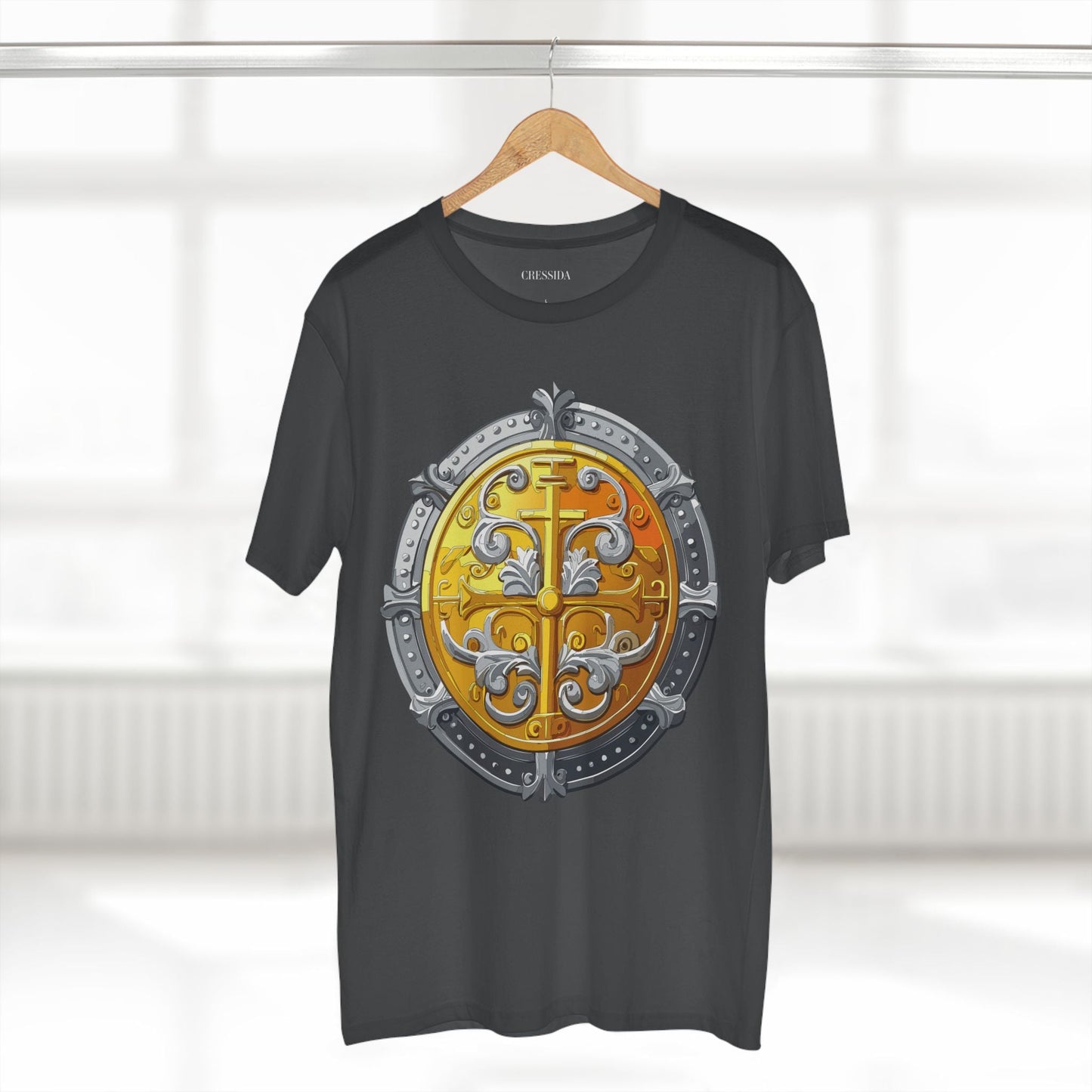 Antique Gold Coin Graphic Design T-Shirt Unisex 100 Cotton With Golden Print Artwork Tee 19