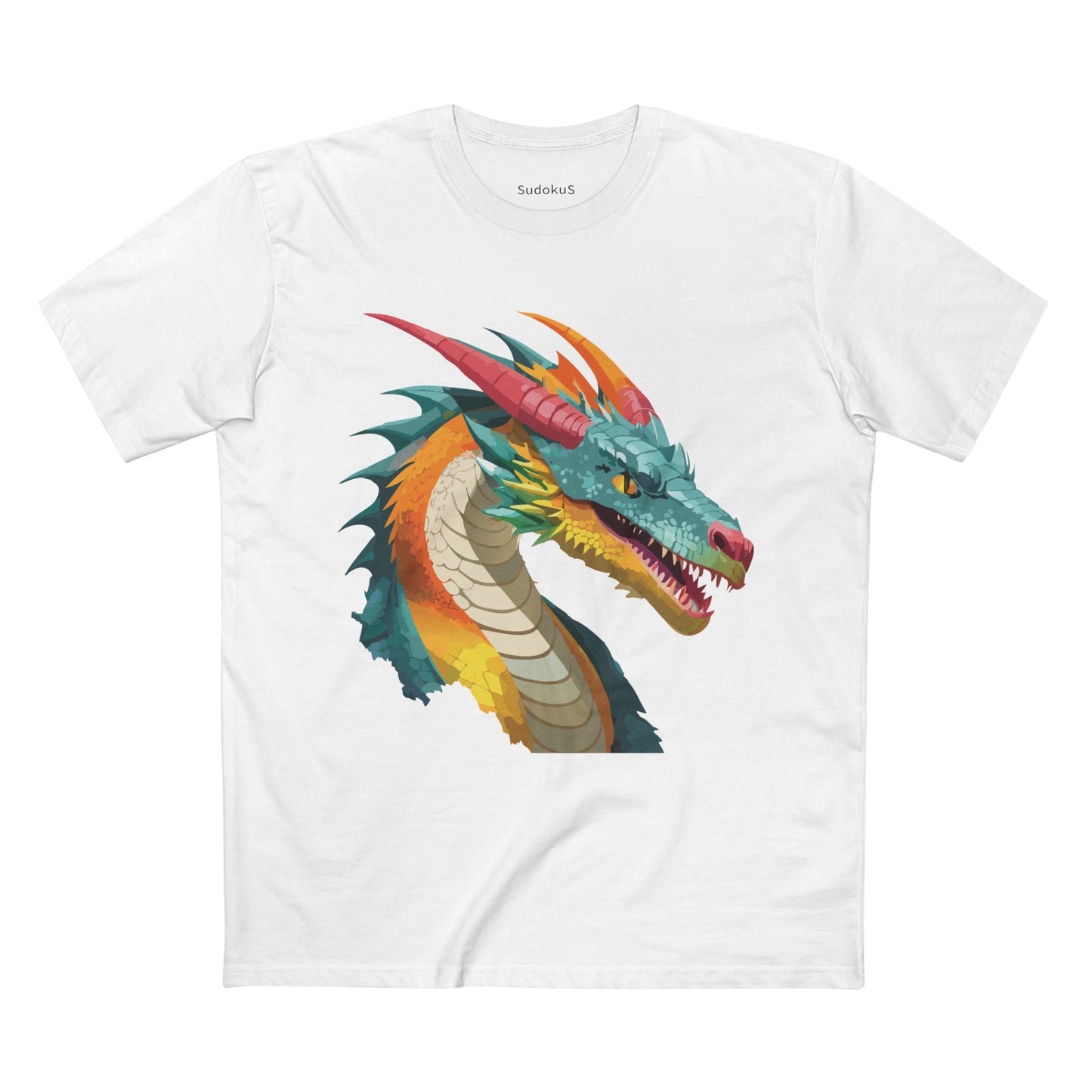 Dragon Graphic Unisex 100 Cotton Staple Tee 11