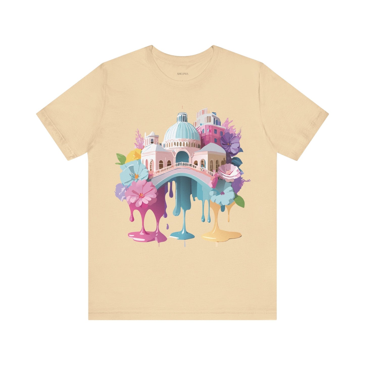 Venice Inspired Tourist Shirt Unisex Graphic Tee Adelpha Vintage Artwork Design Art