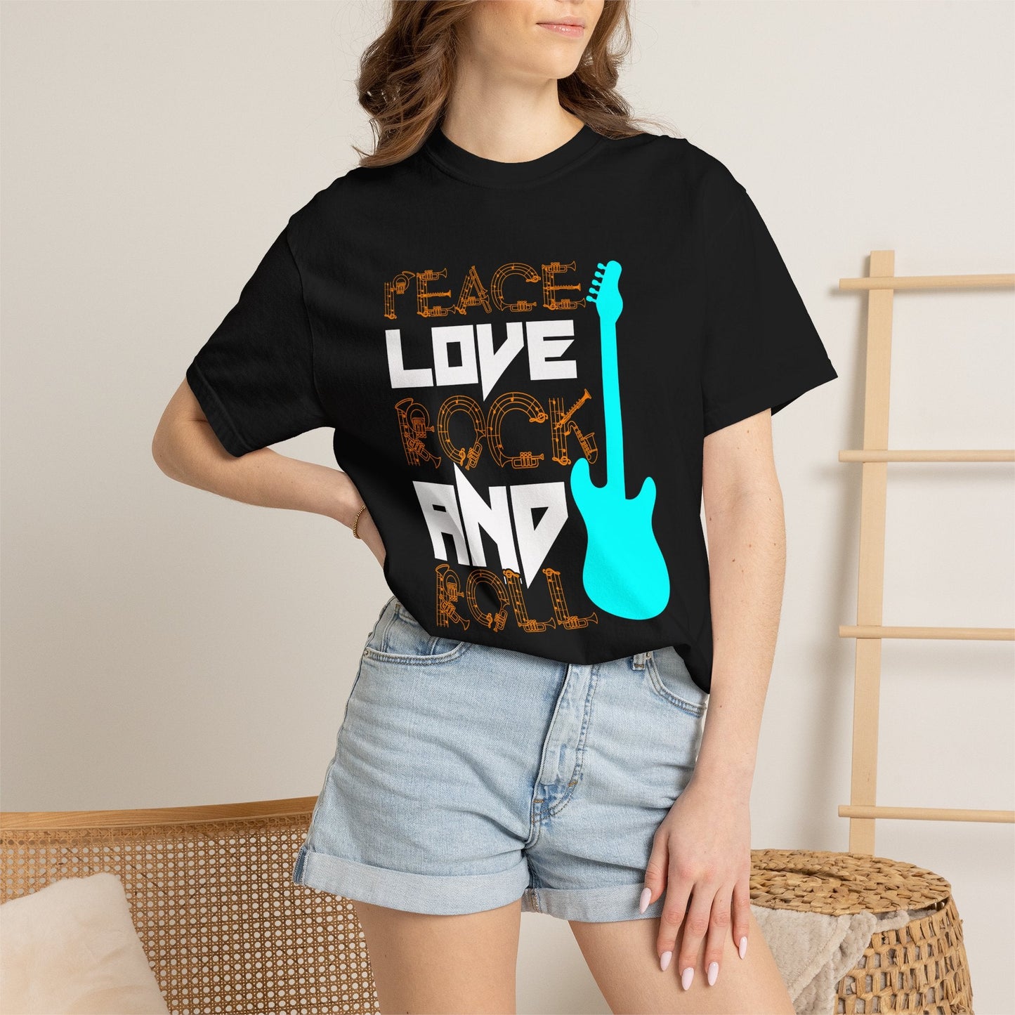 Music Graphic Design Unisex Cotton T-shirt 078