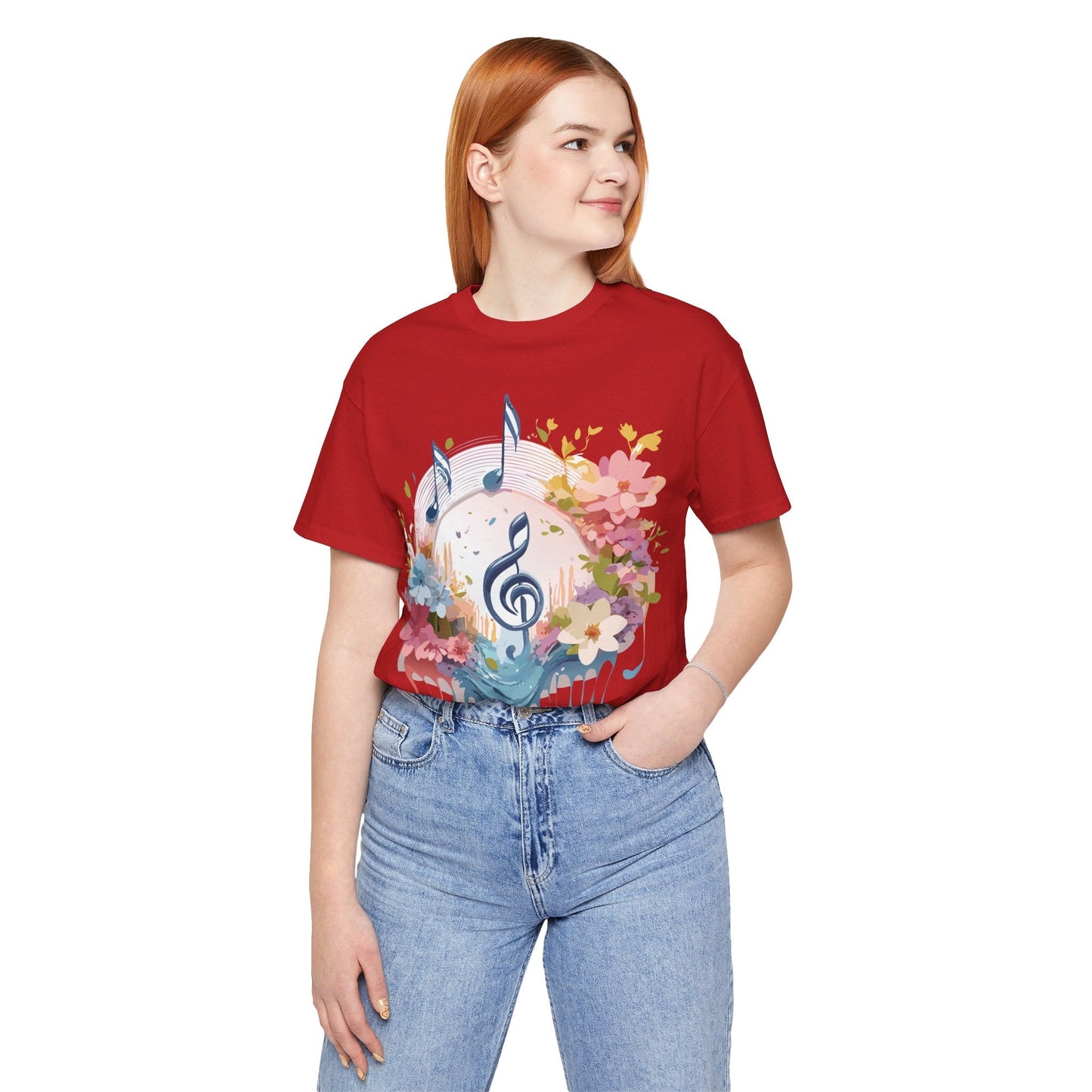 Adelpha Graphic Music T Shirt Unisex Jersey Short Sleeve Tee With Vintage Artwork