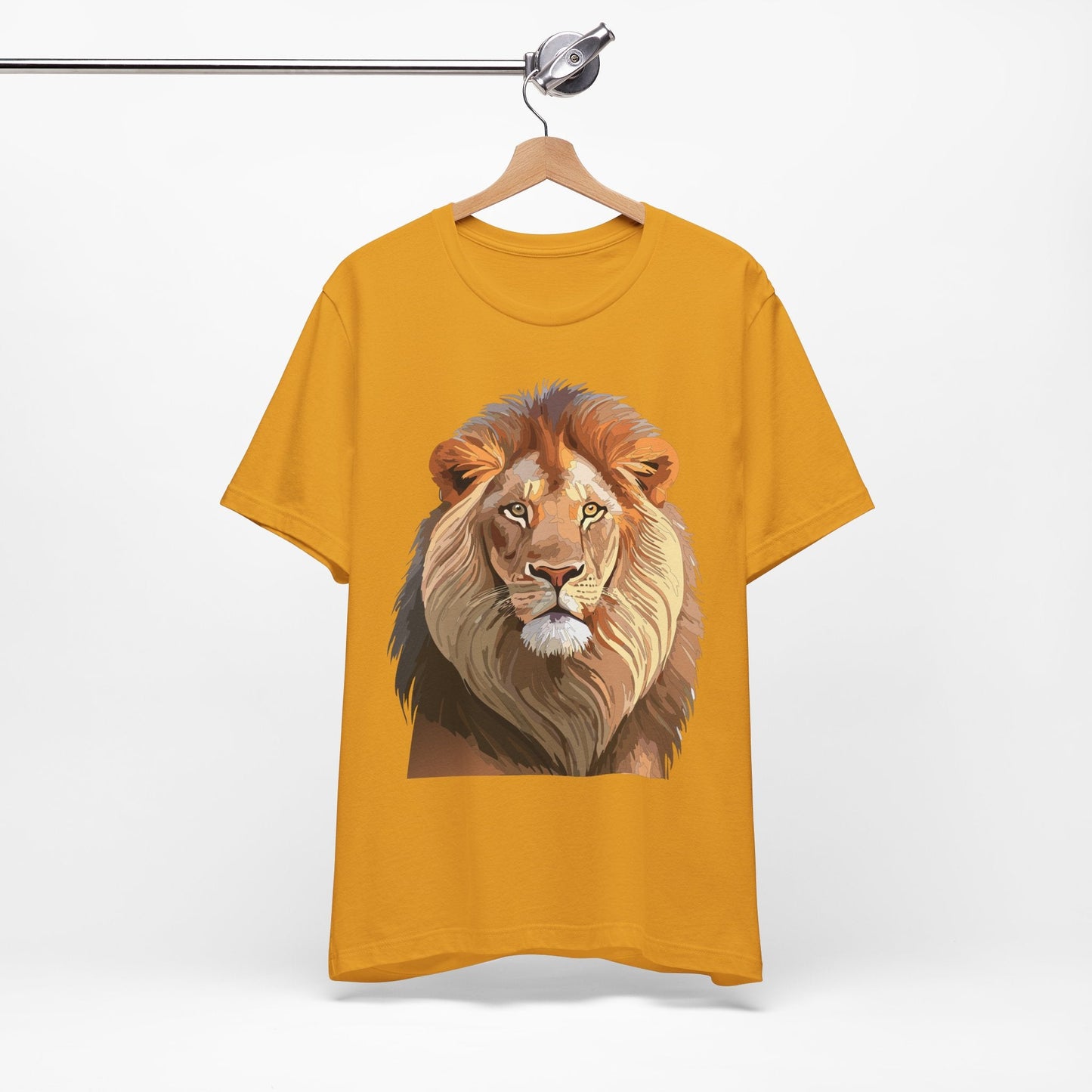 Unisex Animal Graphic Tee Shirt With Wild Animals Art Design For Everyday Wear Casual