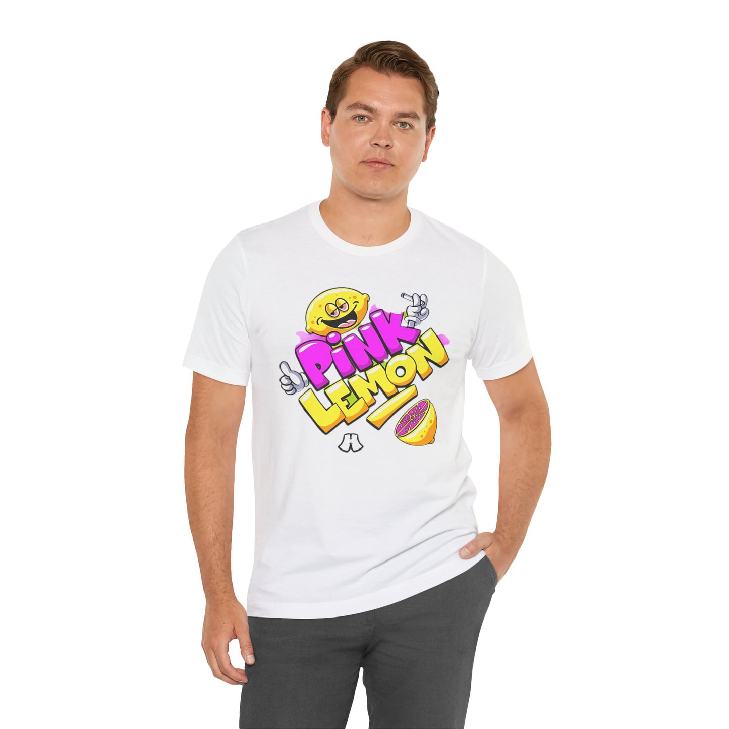 Lemon Graphic Tee, Graphic T-Shirt, Funny Lemon Shirt, Cute Cartoon Tees, Art T-Shirt, Art Design Tees