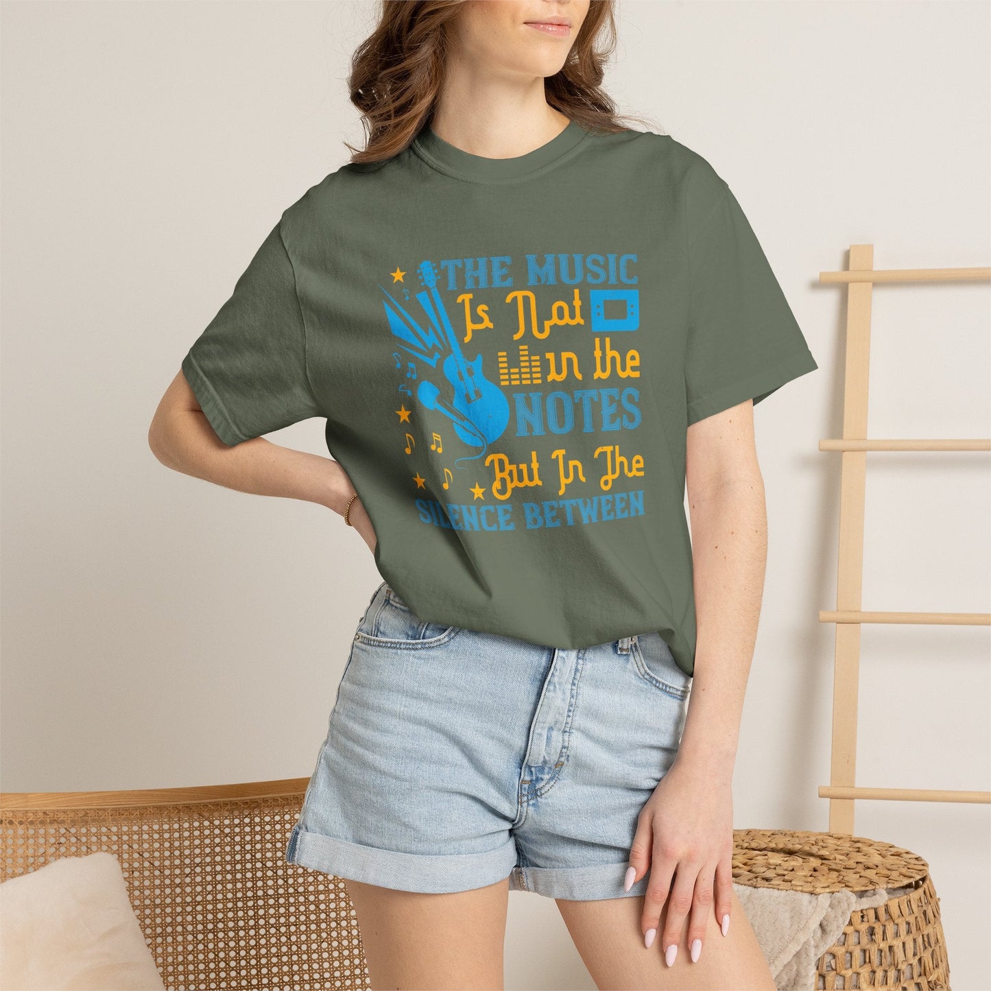Music Graphic Design Unisex Cotton T-shirt  m44