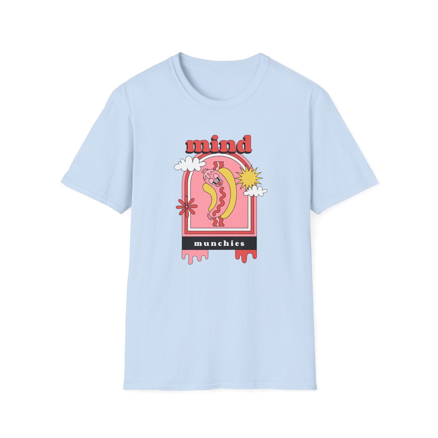 Funny Food T Shirt Unisex Softstyle Gildan 64000 100 Percent Ring Spun Cotton Lightweight Comfort