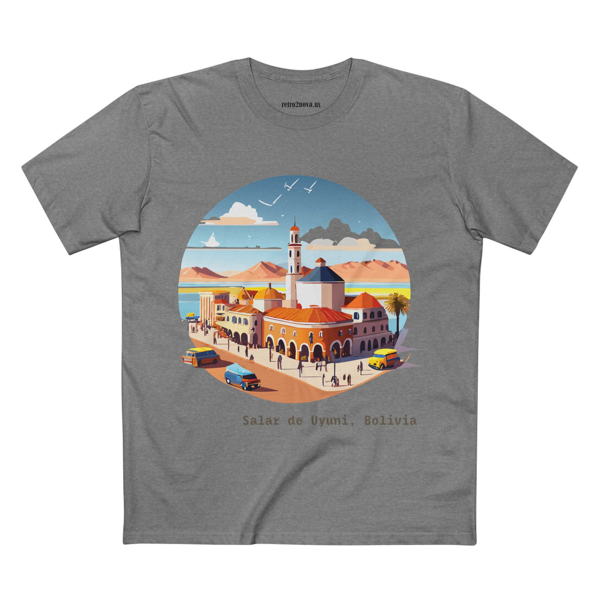Salar de Uyuni Bolivia landscape T-Shirt | Salt Flats travel tee