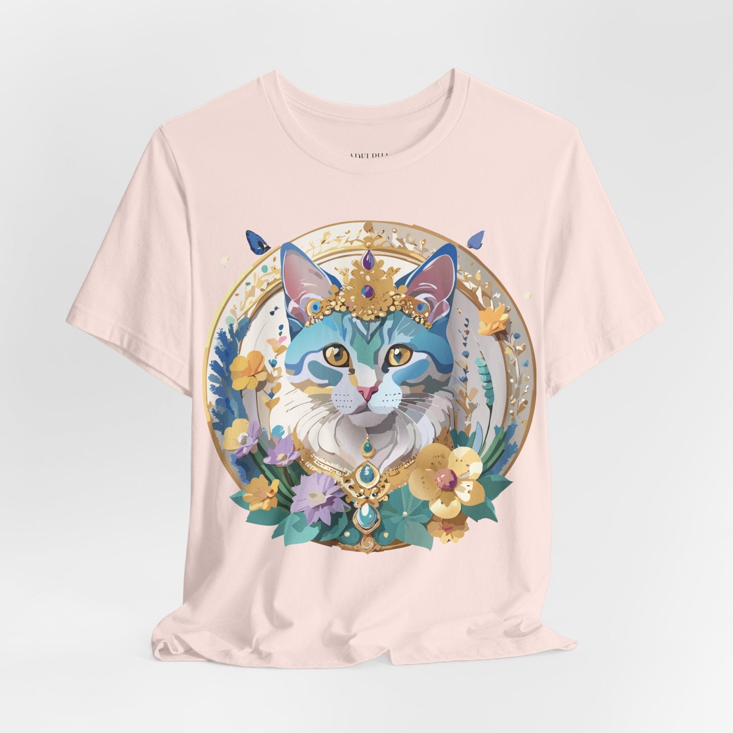 Unisex Graphic Tee With Adelpha Artwork Vintage Inspired Short Sleeve Jersey Shirt