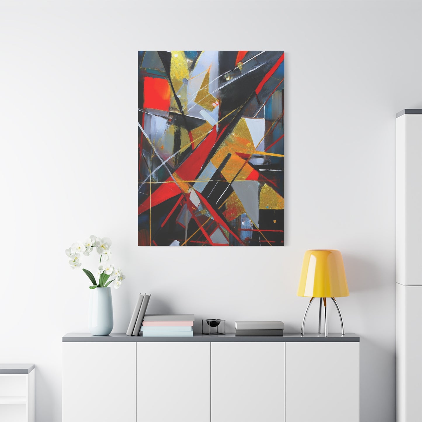 Abstract Oil Painting Print Canvas 20x24,20x30,24x30 24x32,24x36,30x40 32x48,36x48,40x60 Pine-Wood Inner Frame ABS-194