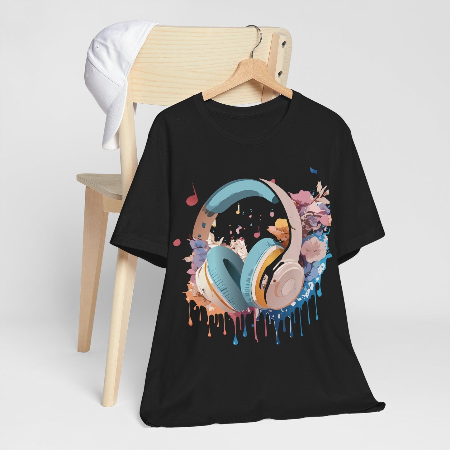 Music Graphic T Shirt Unisex Short Sleeve Tee Adelpha Vintage Inspired Art For Casual Everyday Wear