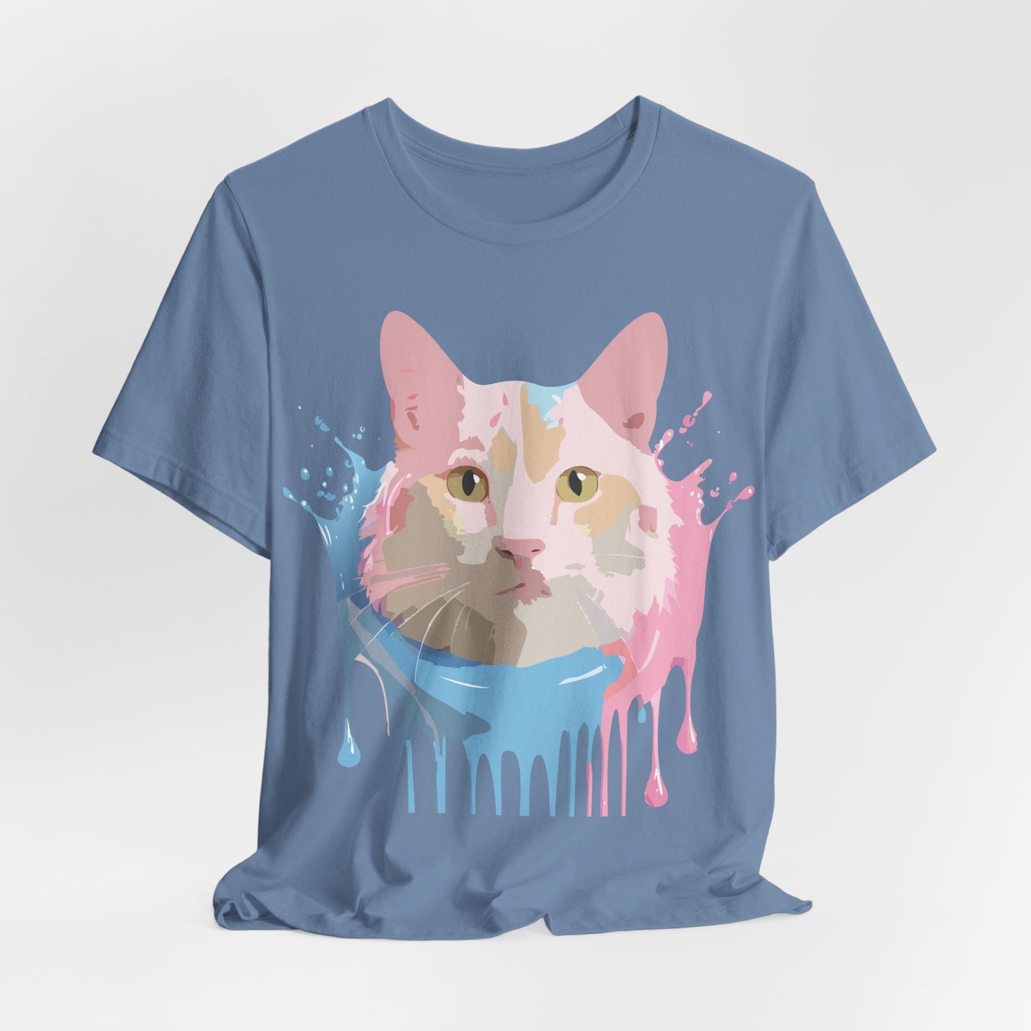 Cat Graphic Tee Unisex Shirt With Vintage Artwork From Adelpha