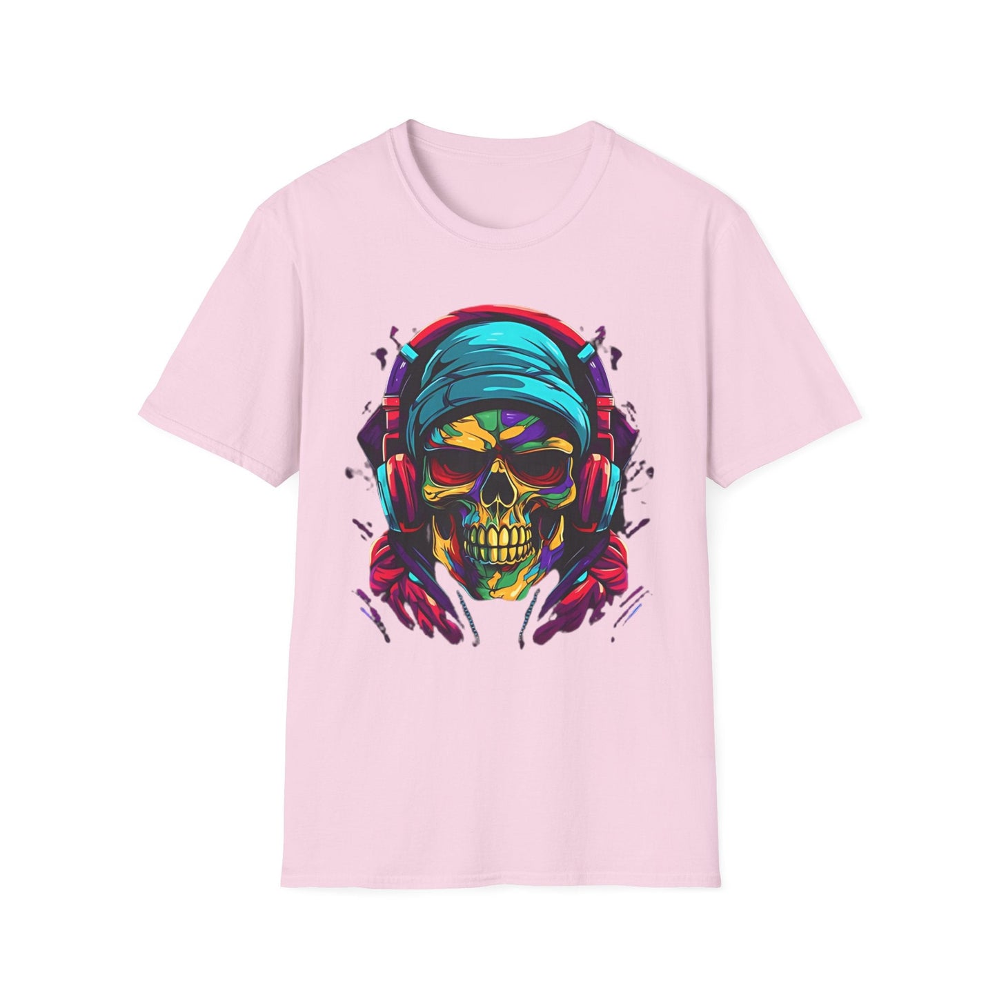 Skull T Shirt Unisex Skeleton Design Gildan Softstyle Cotton Tee for Men Women Durable