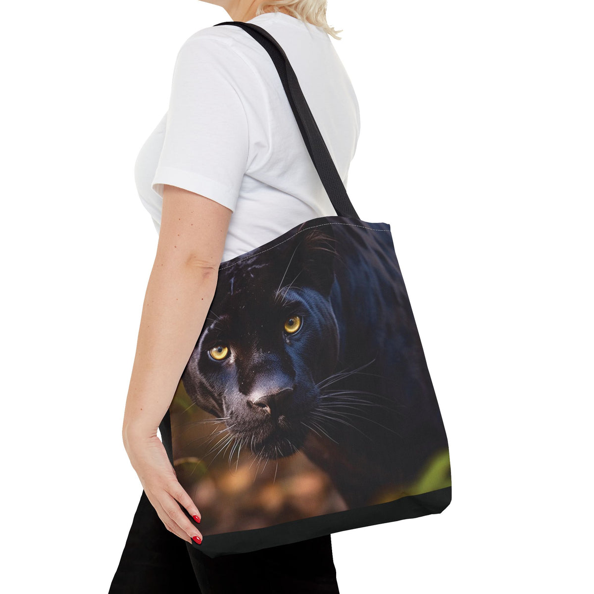 Bolsa de lona con estampados abstractos