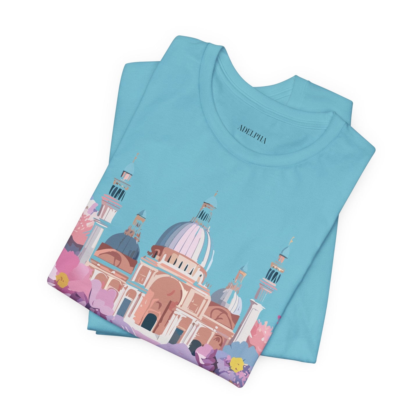 Venice Tourist Graphic Tee Unisex Jersey Short Sleeve Art By Vintage Style