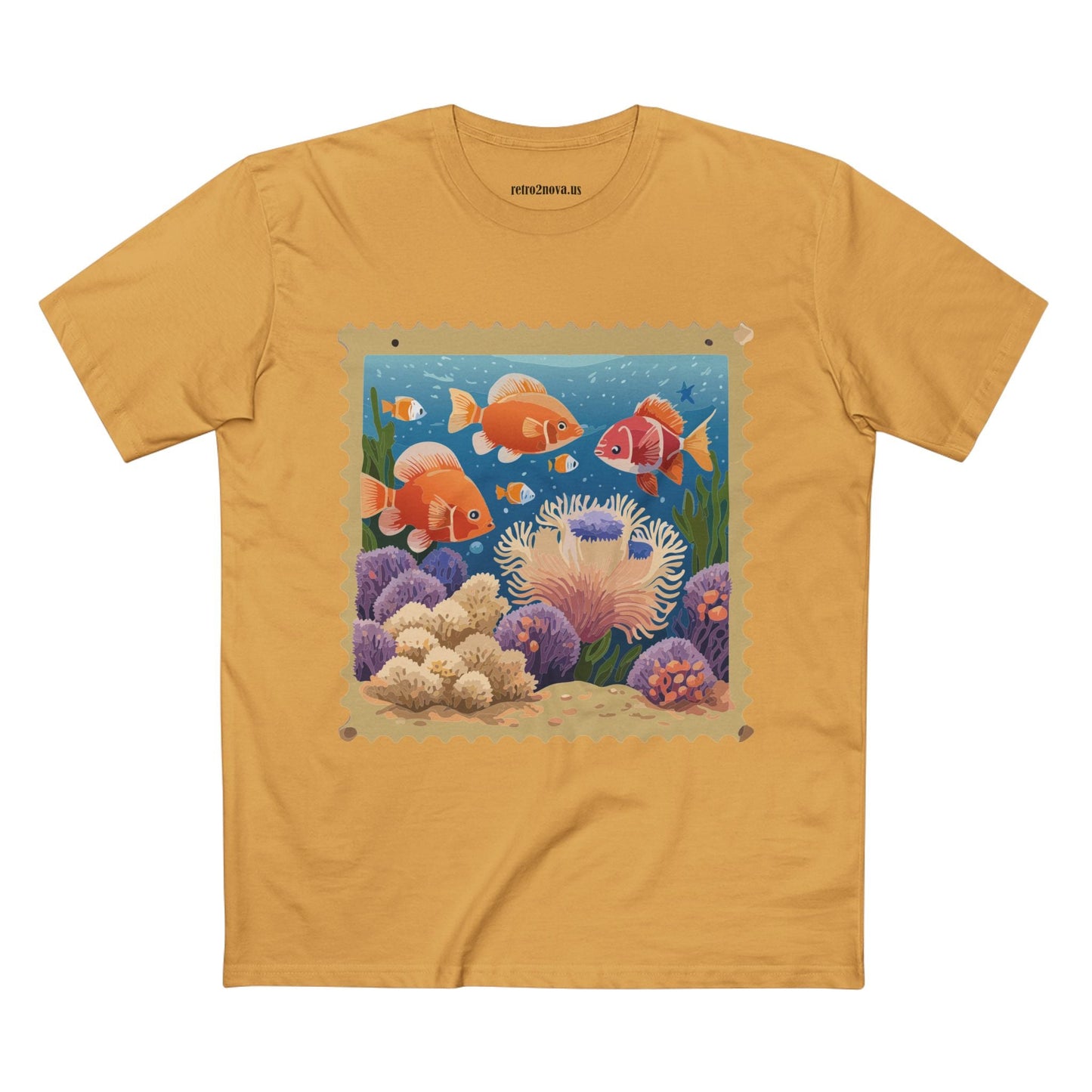 Stamp Shirt Postage Stamp Tee PS20 Unisex Premium Cotton Art Tee Retro2Nova Collection