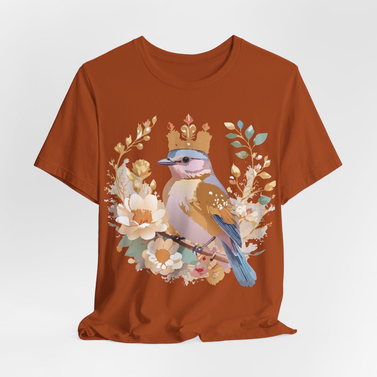 Medallion Graphic Tee Unisex Art Design Adelpha Vintage Inspired Short Sleeve Tee