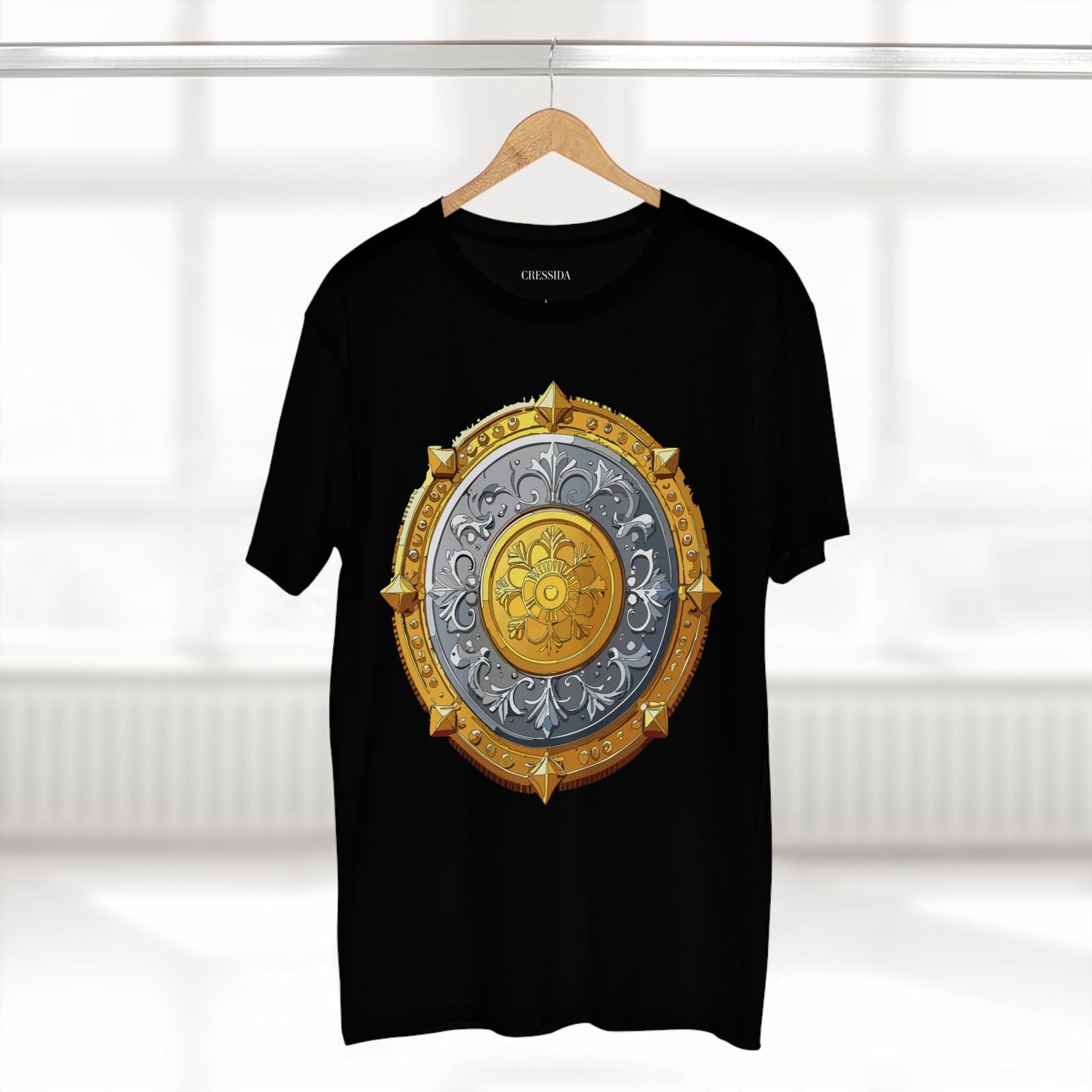 Antique Gold Coin Graphic Design T-Shirt Unisex 100 Cotton With Golden Print Artwork Tee 22