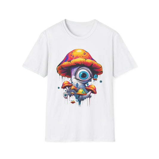 Funny Mashroom Graphic Tee Gildan Unisex 100 Cotton Tee Shirt h21