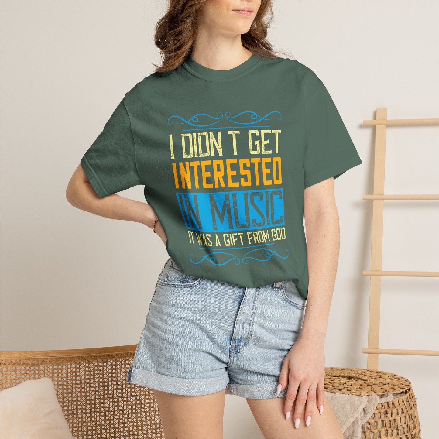 Music Graphic Design Unisex Cotton T-shirt m5