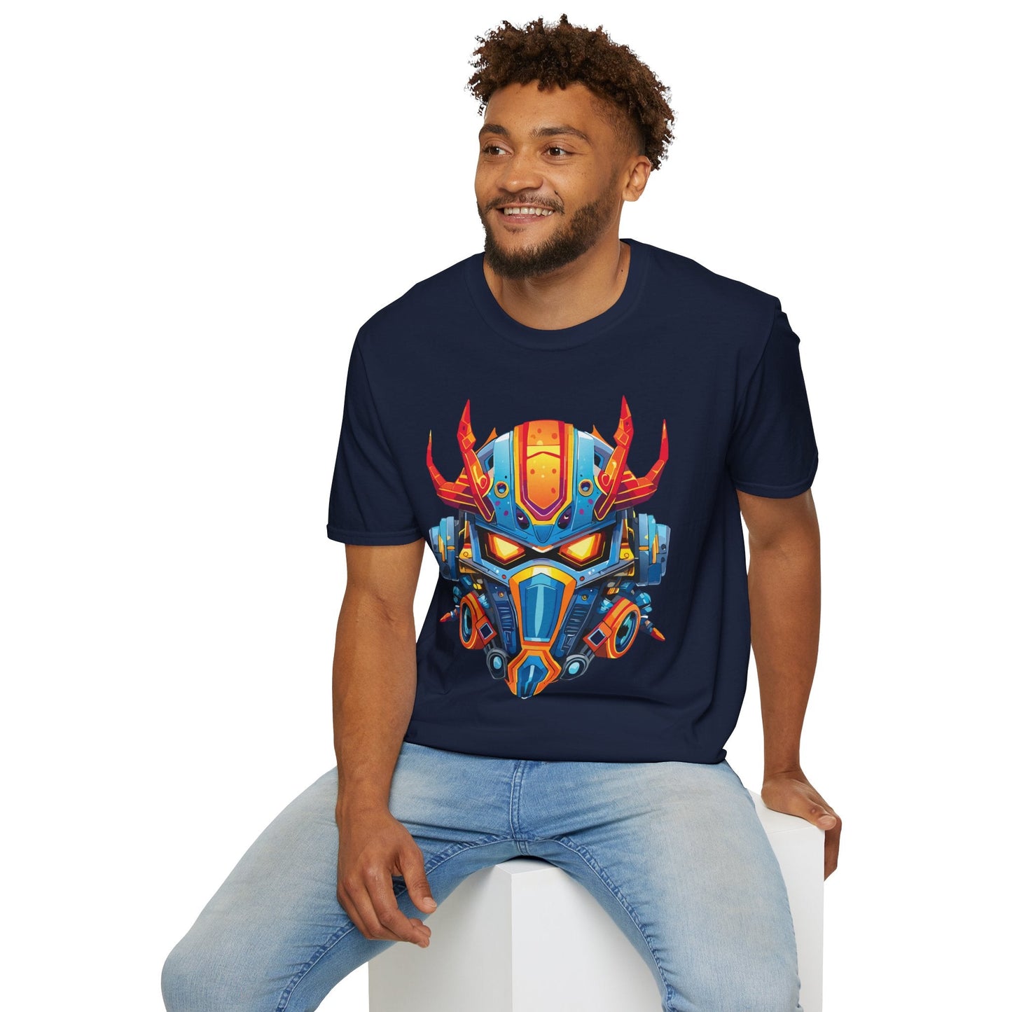 Cyborg Tee Unisex Robot And Terminator Shirt Gildan Softstyle 64000 Ring Spun Cotton