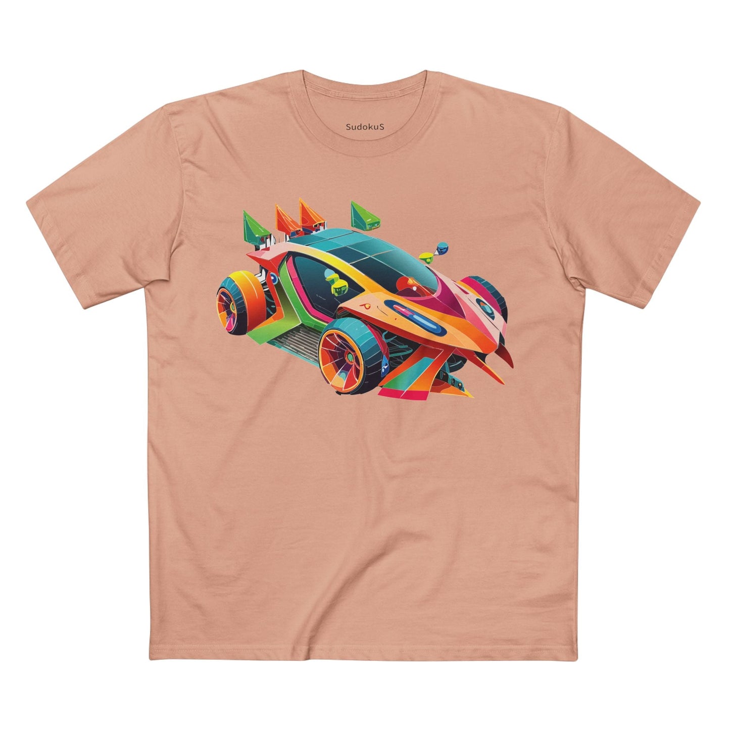 Car Graphic Unisex 100 Cotton Staple Tee 25