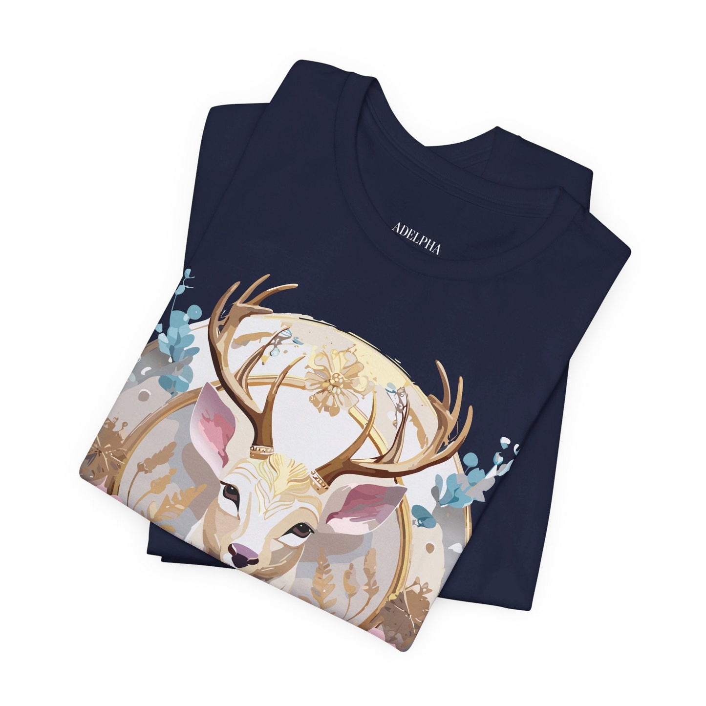 Medallion Graphic Unisex 100 Cotton Vintage Animal Medal Artwork Tee 69