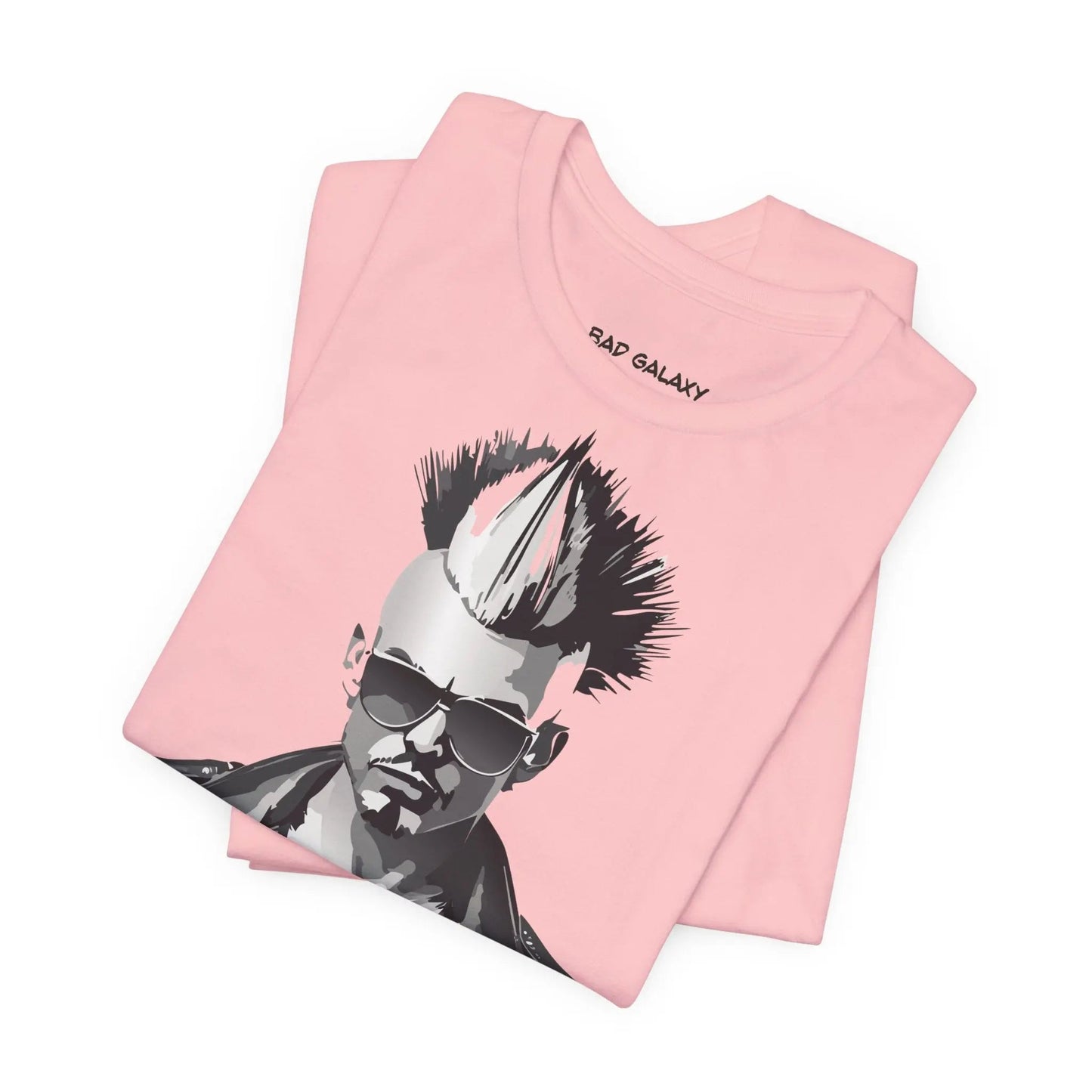 Bad Galaxy Punk Rock Tee Shirt Made In USA With Eco Friendly Ink 100 Percent Cotton