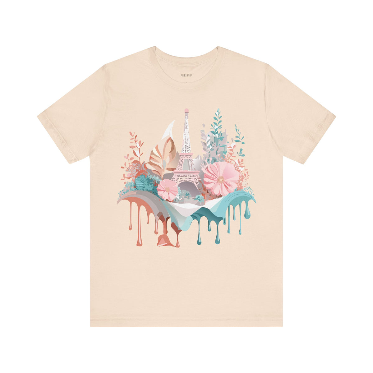 Unisex Cotton Bella+Canvas Tee with Paris