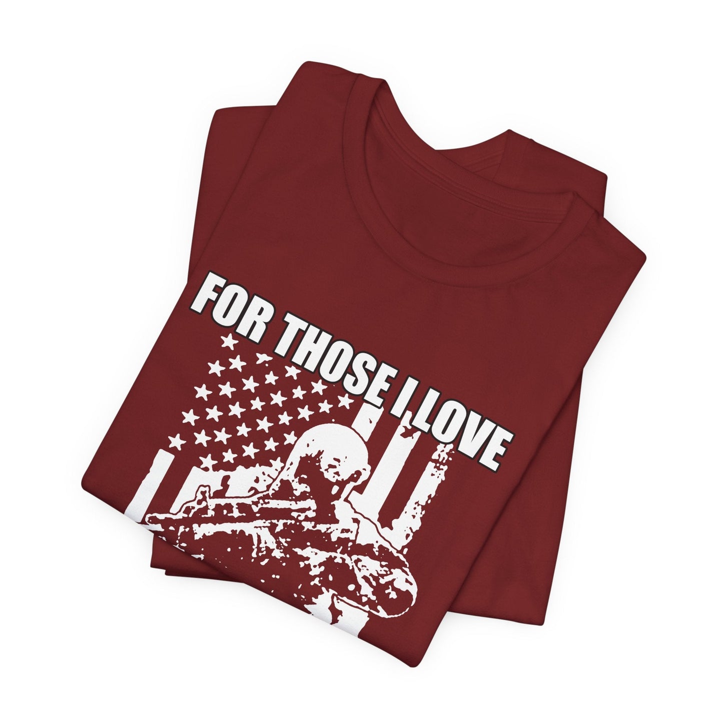 Army Veteran Patriotic Graphic Design Unisex Cotton T-Shirt v50
