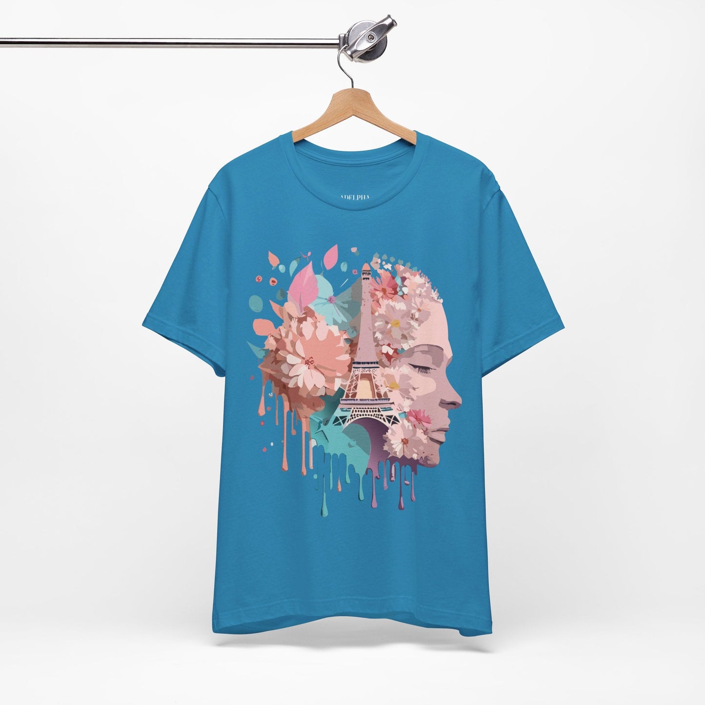 Tourist Paris Graphic Tee Unisex Jersey Short Sleeve Vintage Inspired Artwork