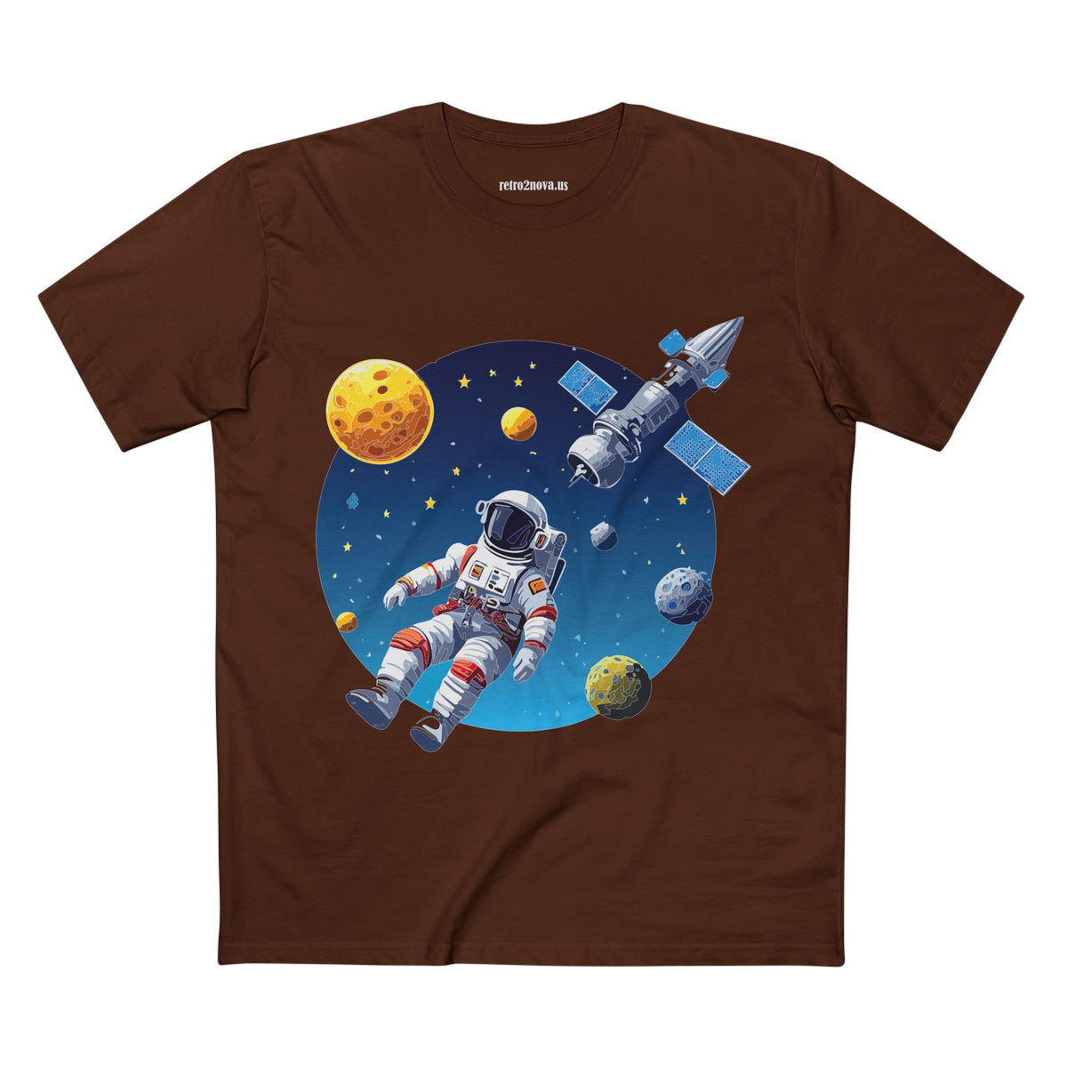 Cosmos Astronaut Graphic Tee Staple Unisex 100 Cotton Tee Shirt - CS-22
