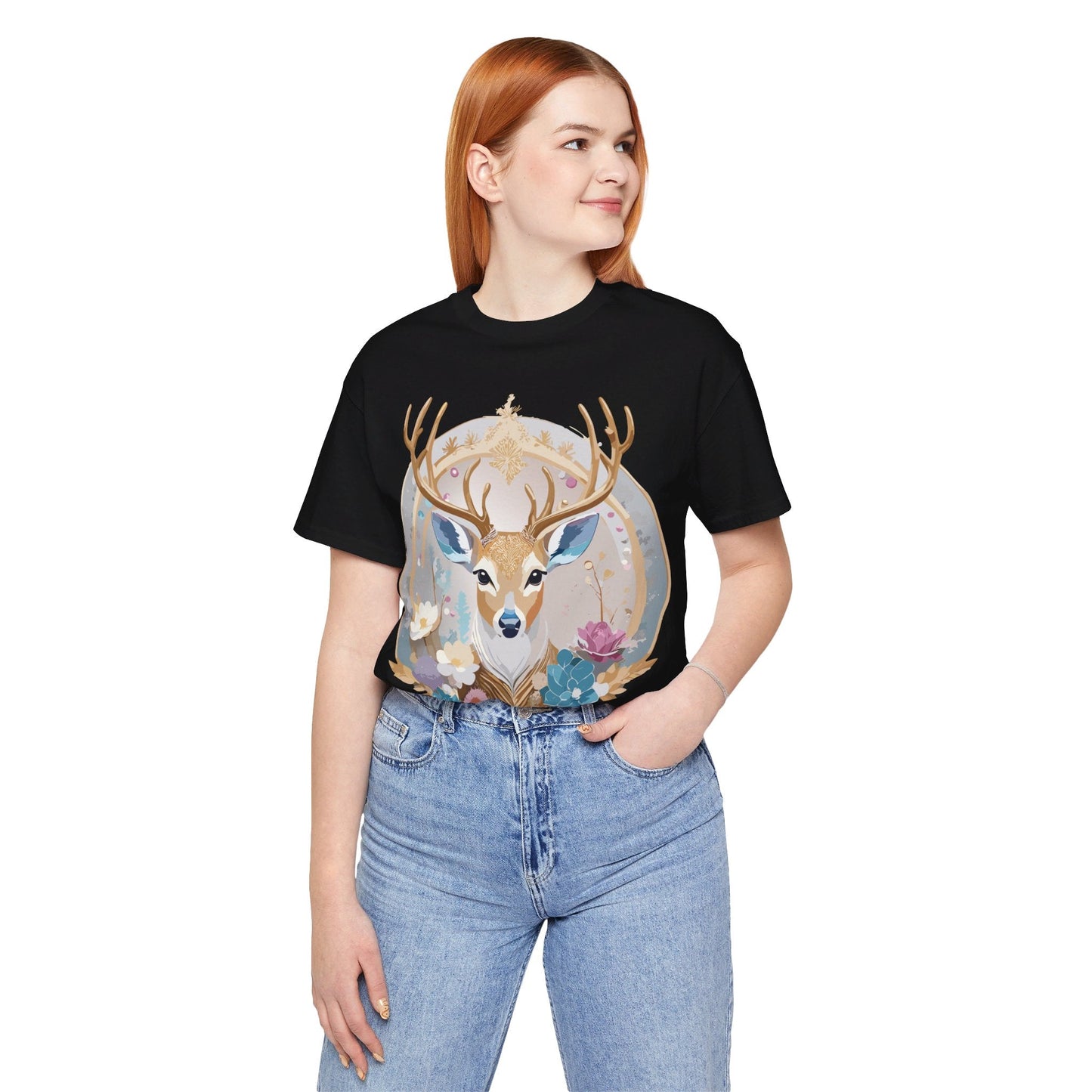 Adelpha Medallion Graphic Tee Unisex Short Sleeve Jersey Shirt Premium Vintage Inspired Artwork