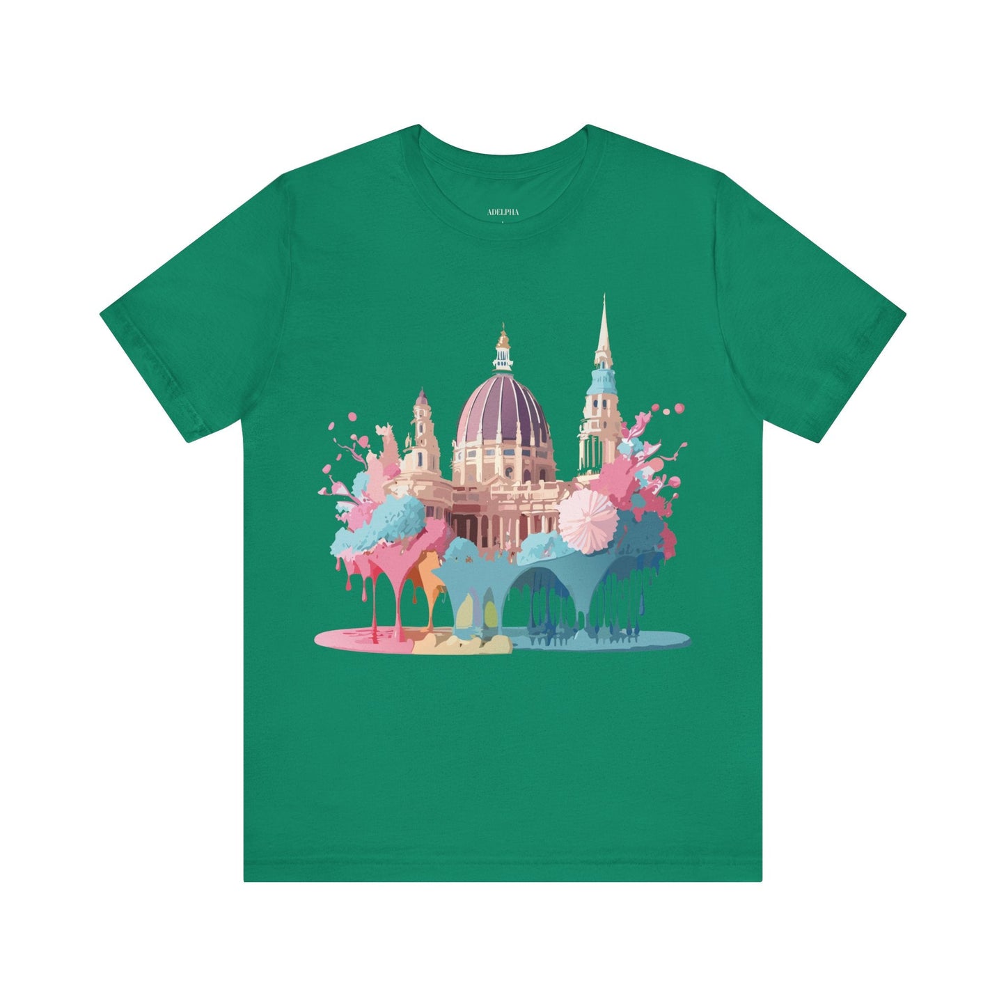 Tourist Shirt With Vienna Graphic Tee Unisex Short Sleeve Art Design Adelpha Vintage Artwork