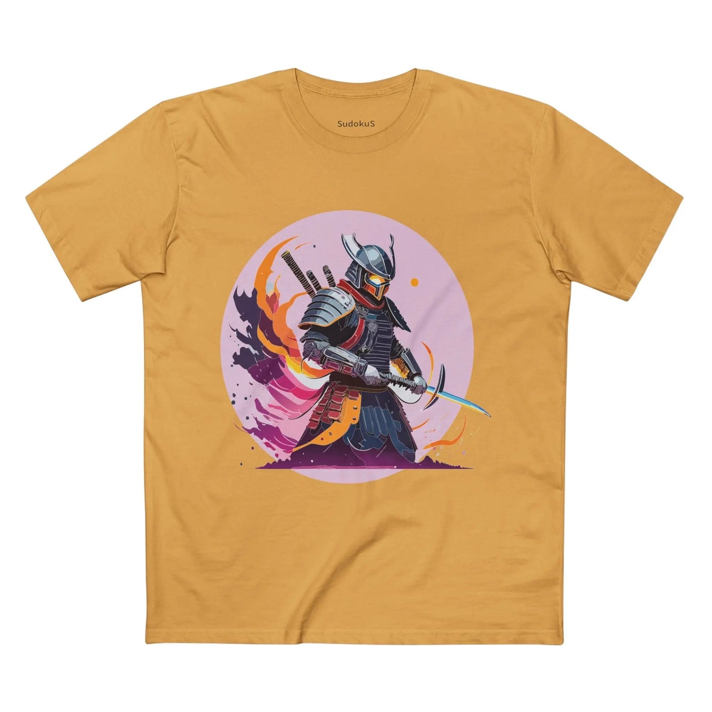 Samurai Graphic Unisex 100 Cotton Staple Tee 6
