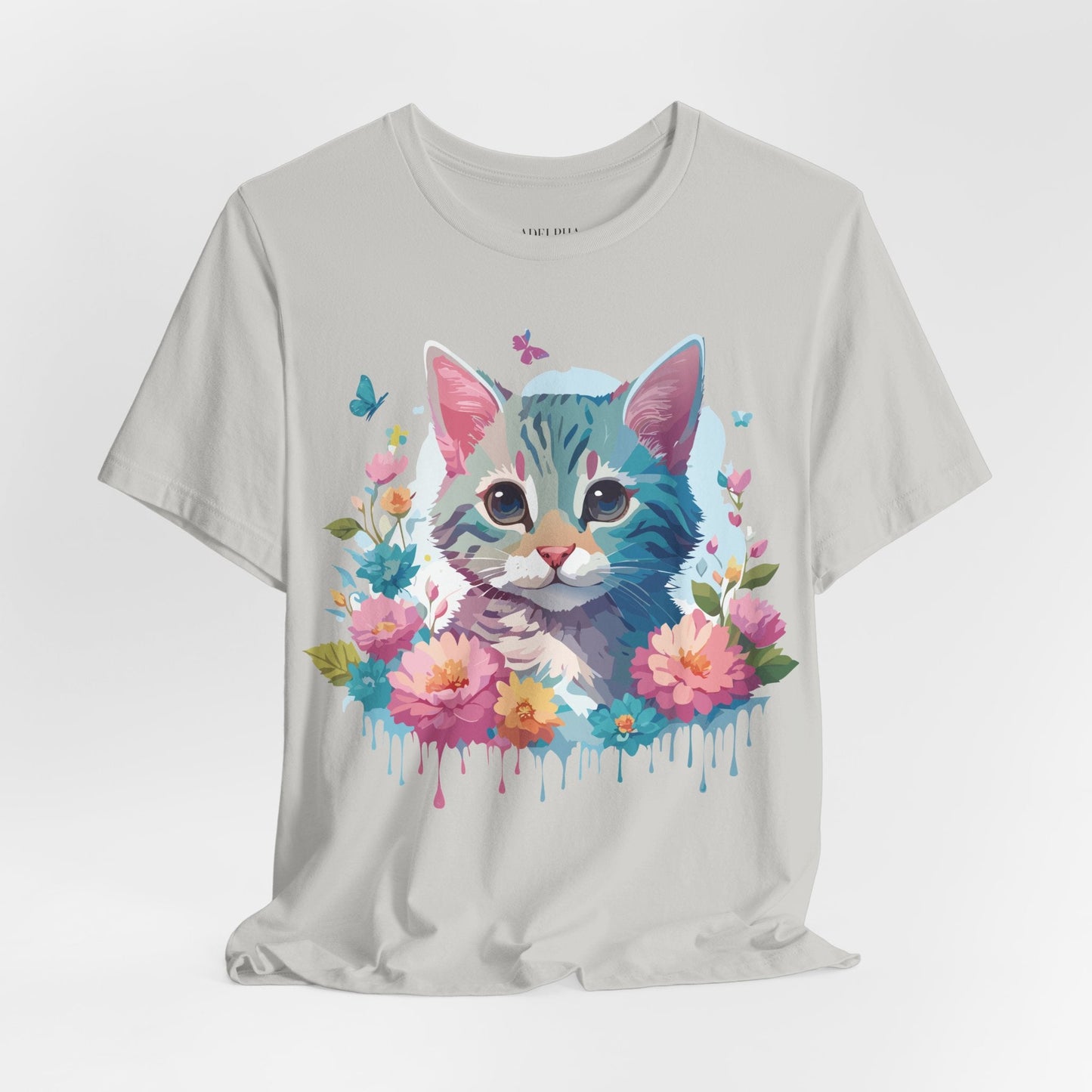 Cat Graphic Tee Unisex Jersey Short Sleeve Shirt Adelpha Art Design