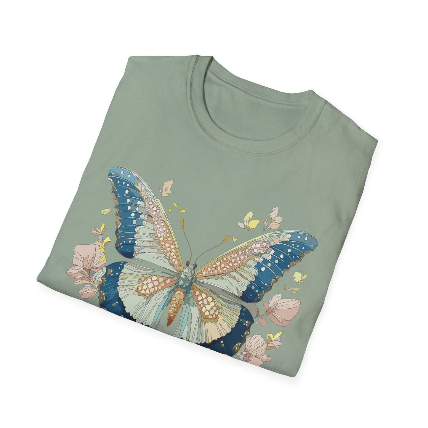 Butterfly Shirt Unisex T Shirt Monarch Butterfly Softstyle Gildan 100 Cotton Tee