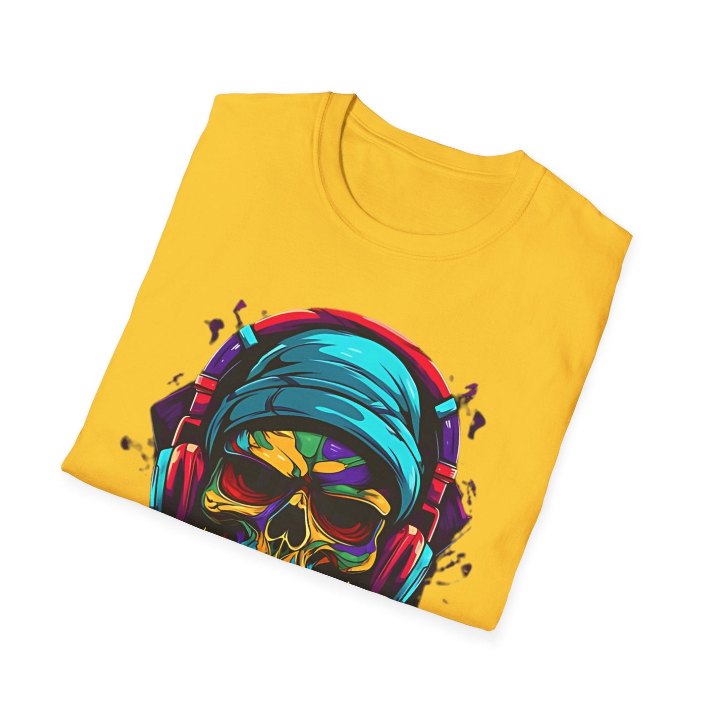 Skull T Shirt Unisex Skeleton Design Gildan Softstyle Cotton Tee for Men Women Durable