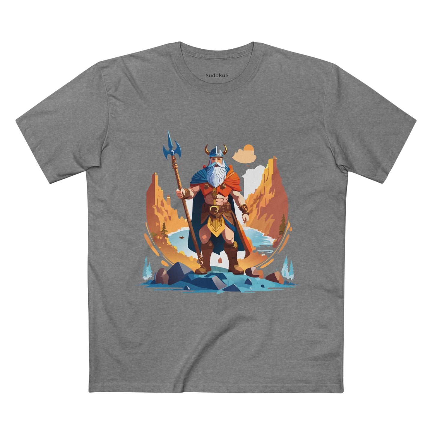 Viking Graphic Unisex 100 Cotton Staple Tee 2