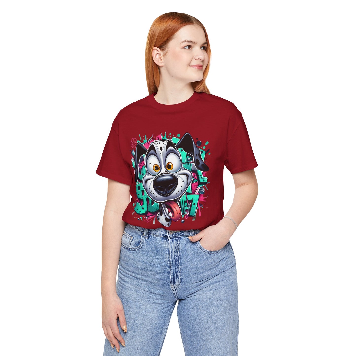 Viki Animal Tees, Dog Tee Shirt, Funny Dog T-Shirt, Art Design Top, Funny Animal T-Shirt, Graphic Tee