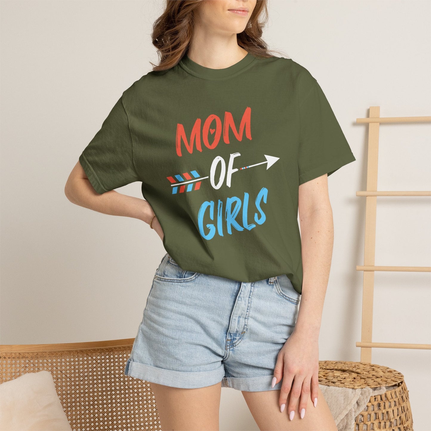 Mom T-shirt Mother's Day Mama Tee Unisex Comfort Colors Garment-Dyed Cotton h17