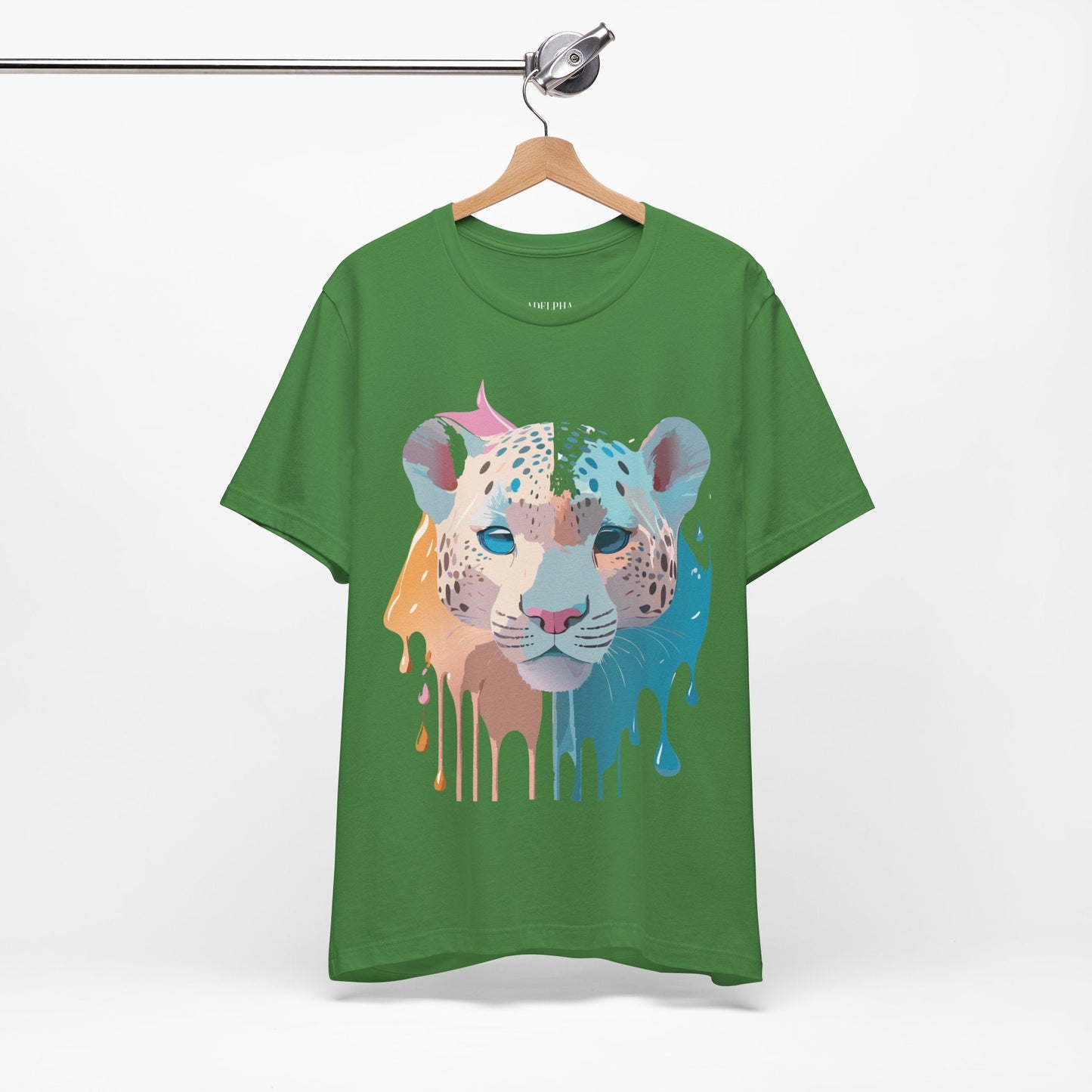 Cheetah Graphic Unisex 100 Cotton Artwork Tee 5