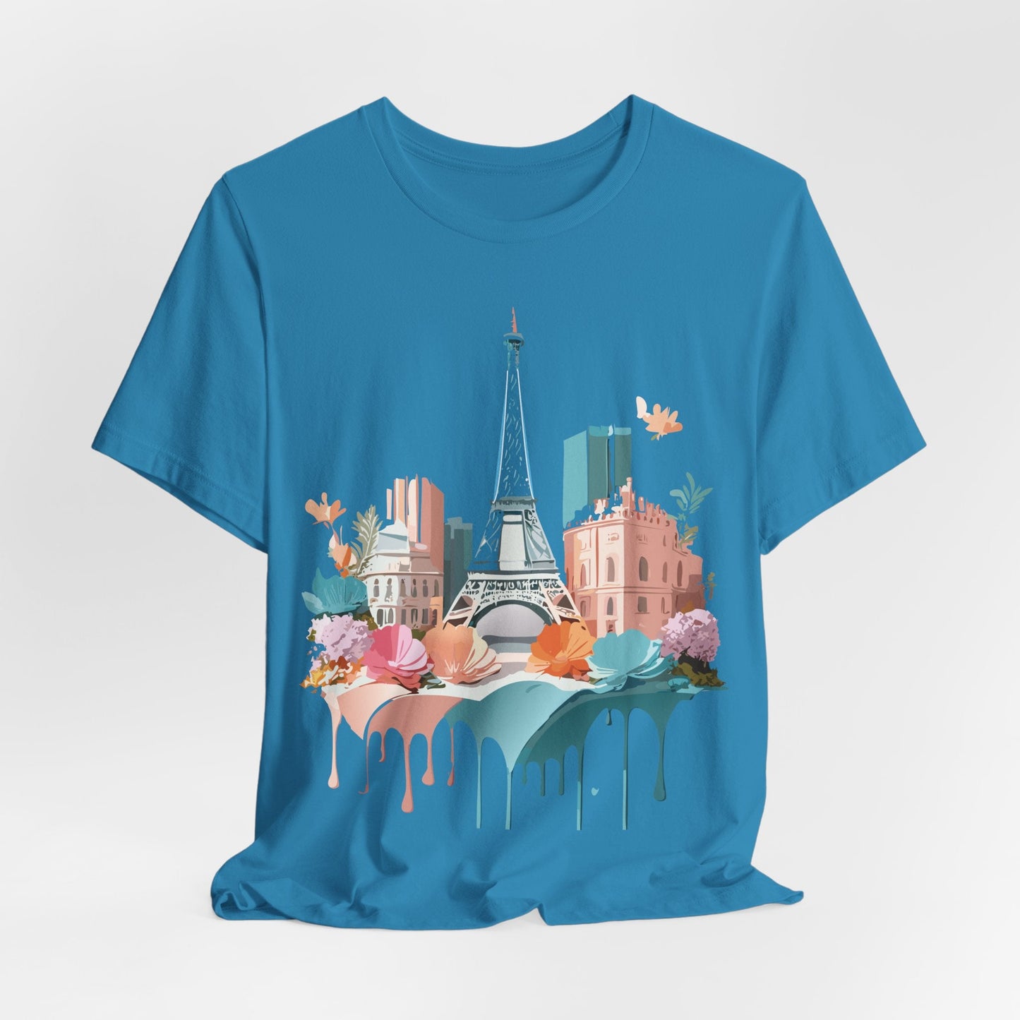 Paris Tourist Shirt Unisex Graphic Tee With Vintage Inspired Artwork By Adelpha Collection