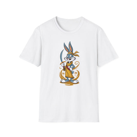 Cartoon Bunny Graphic Unisex Cotton Animal Animation Artwork Design Tee 27