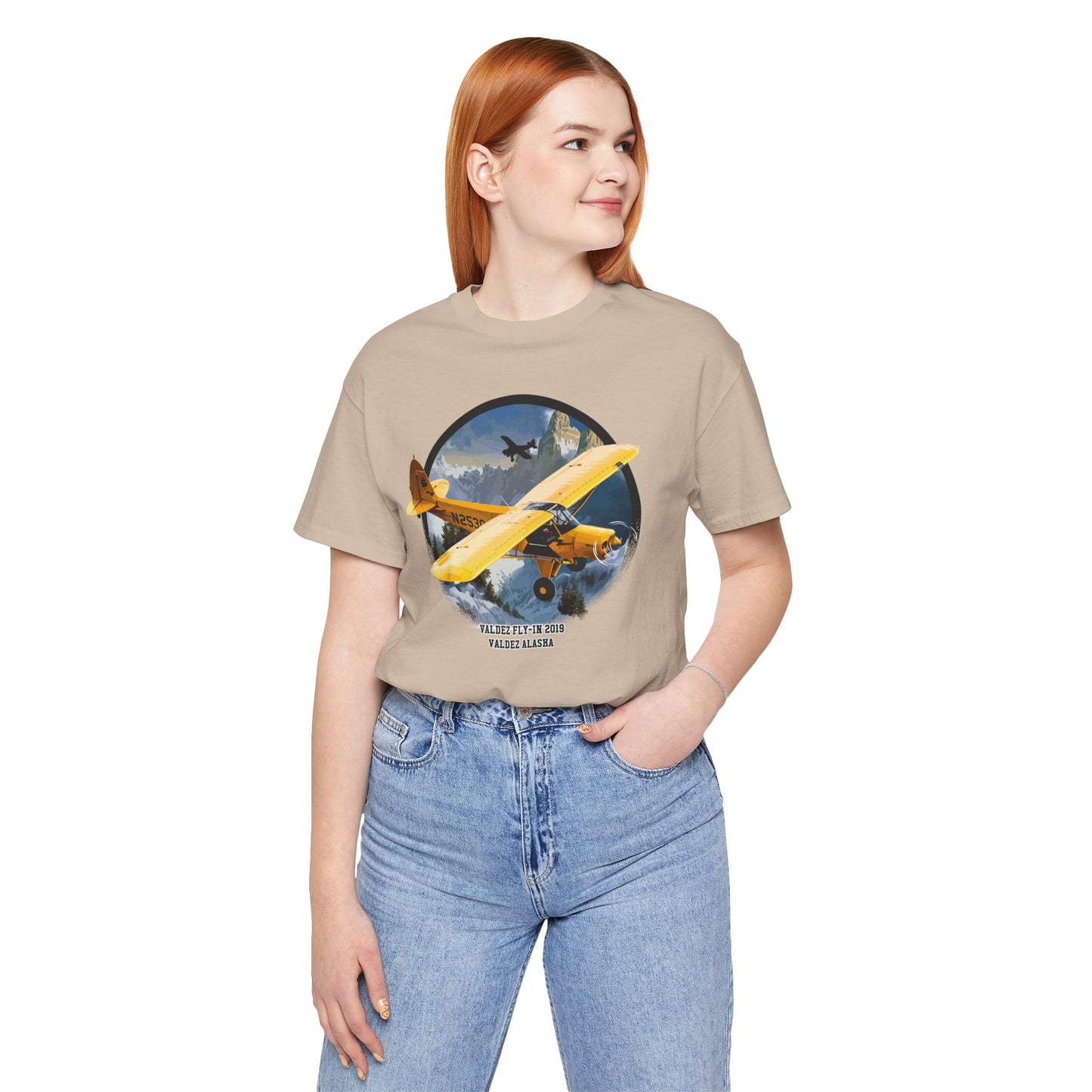 Retro Plane Graphic Design Tee, Plane Shirt, Vintage Tees, Art Design T-Shirt, Graphic Tee, Retro Art Shirts